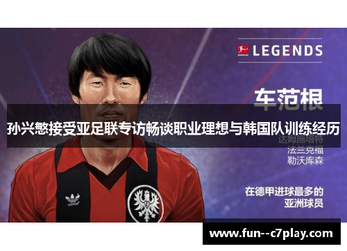 孙兴慜接受亚足联专访畅谈职业理想与韩国队训练经历
